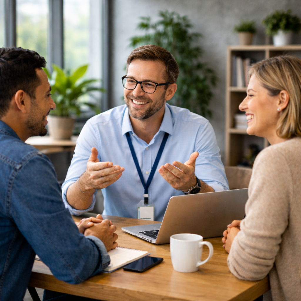 KI-Berater arbeitet effizient mit dem Opportunity Agent